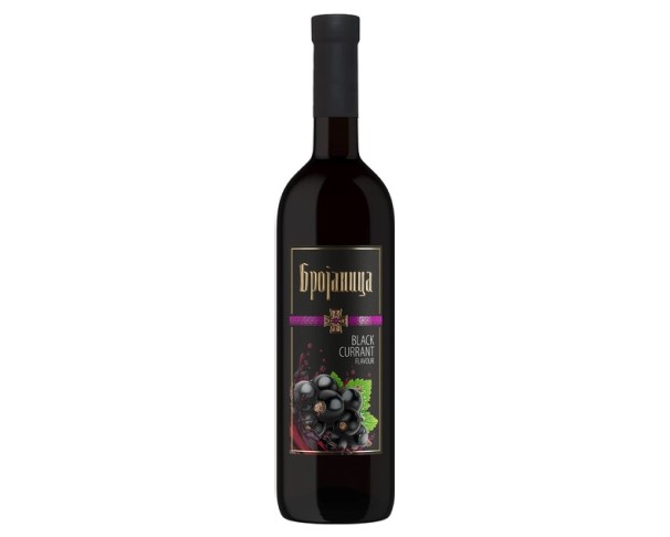 Напиток плодовый БРОЯНИЦА Черная смородина полусладкий 10,5% 750мл / интернет-магазин напитков Лоза в Улан-Удэ