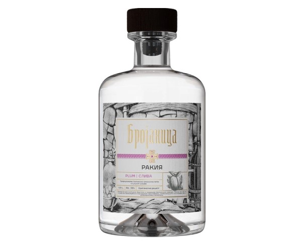 Напиток спиртной БРОЯНИЦА Ракия Слива 35% 500мл / интернет-магазин напитков Лоза в Улан-Удэ