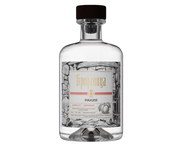 Напиток спиртной БРОЯНИЦА Ракия Абрикос 35% 500мл / интернет-магазин напитков Лоза в Улан-Удэ