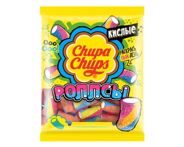 Жеват мармелад ЧУПА ЧУПС Кислые ролсы 70г / интернет-магазин напитков Лоза в Улан-Удэ