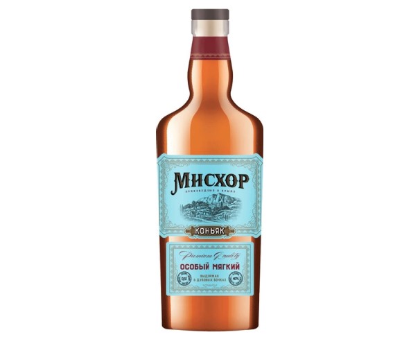 Коньяк России МИСХОР Особый Мягкий четырёхлетний 40% 500мл / интернет-магазин напитков Лоза в Улан-Удэ