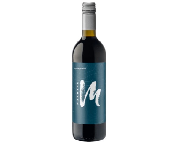 Вино России МАКИТРА красное сухое 12-14% 750мл / интернет-магазин напитков Лоза в Улан-Удэ
