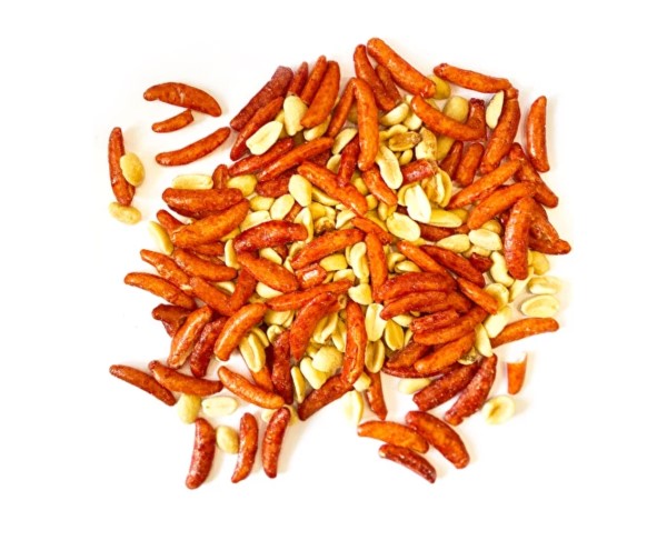 Рисовый крекер с арахисом вкус краб 100г / интернет-магазин напитков Лоза в Улан-Удэ