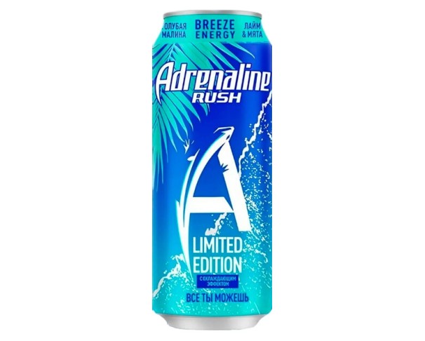 Напиток АДРЕНАЛИН Раш Бриз 449мл ж/б / интернет-магазин напитков Лоза в Улан-Удэ