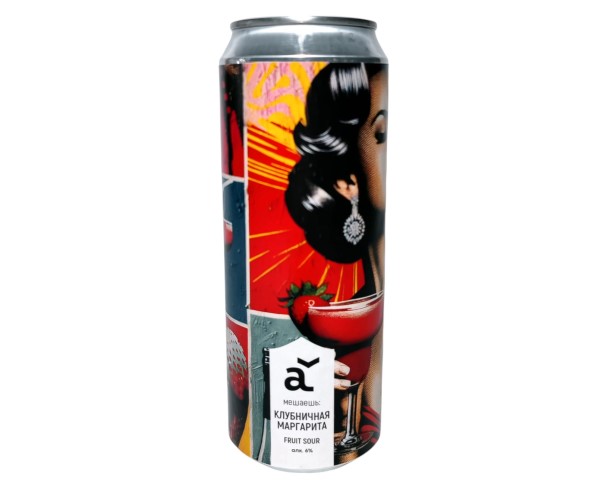 Пиво АЛЯСКА Клубничная Маргарита 6% 450мл ж/б / интернет-магазин напитков Лоза в Улан-Удэ