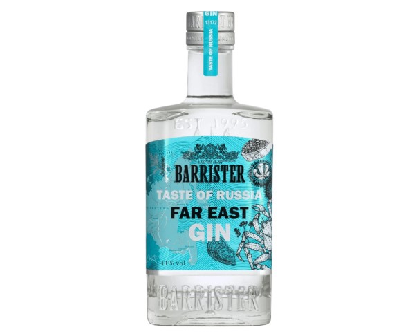 Джин БАРРИСТЕР Дальний Восток 43% 700мл / интернет-магазин напитков Лоза в Улан-Удэ