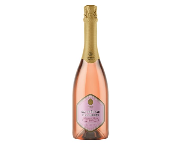 Вино игристое КАСПИЙСКАЯ КОЛЛЕКЦИЯ розовое полусладкое 10-12% 750мл / интернет-магазин напитков Лоза в Улан-Удэ