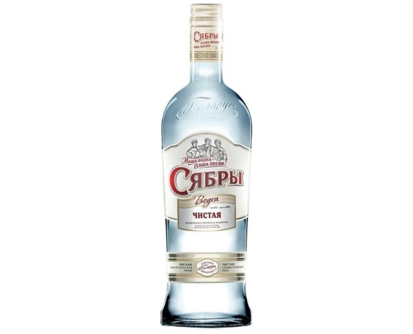 Водка СЯБРЫ Чистая 40% 700мл / интернет-магазин напитков Лоза в Улан-Удэ