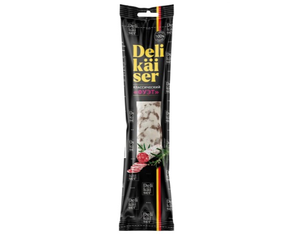 Колбаса ДЕЛИКАЙЗЕР Фуэт с/в 130г / интернет-магазин напитков Лоза в Улан-Удэ