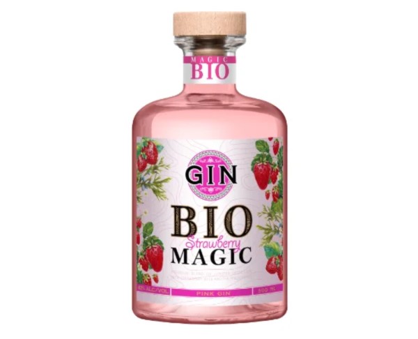 Джин БИОМЭДЖИК Клубника 40% 500мл / интернет-магазин напитков Лоза в Улан-Удэ