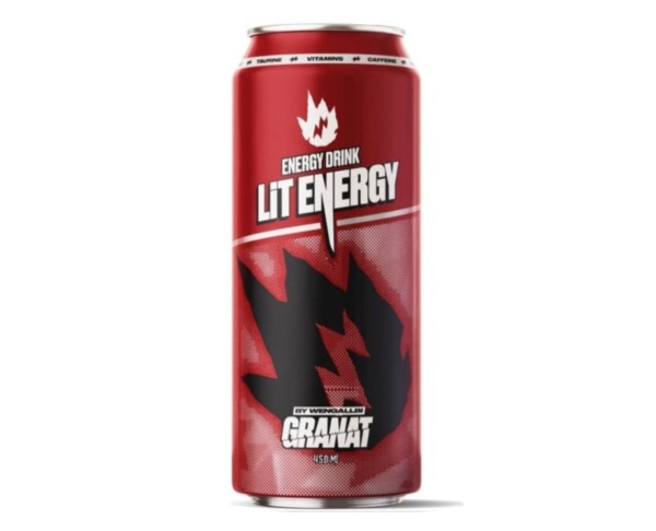 Напиток энерг ЛИТ ЭНЕРДЖИ Гранат 450мл ж/б / интернет-магазин напитков Лоза в Улан-Удэ
