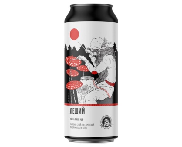Пиво БРЕЛОК Леший ИПА 6.2% 450мл ж/б / интернет-магазин напитков Лоза в Улан-Удэ