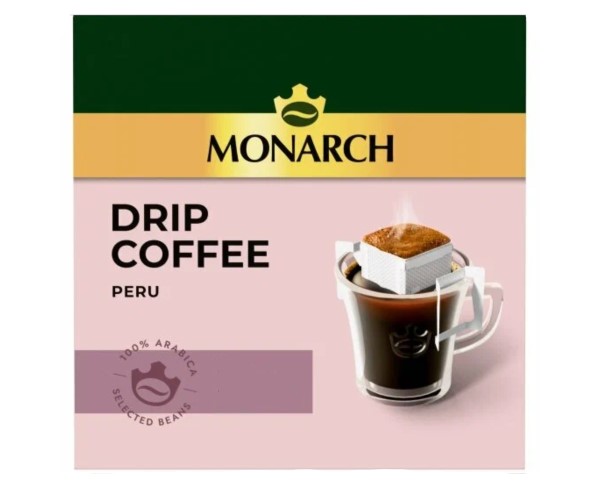 Кофе МОНАРХ Арабика Перу 11г дрип пакет / интернет-магазин напитков Лоза в Улан-Удэ