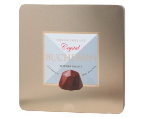Конфеты BUCHERON Crystal молоч шок с шок-орех вкусом 185гр ж/б / интернет-магазин напитков Лоза в Улан-Удэ