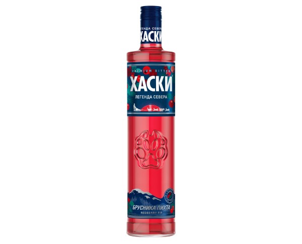 Настойка горькая ХАСКИ Брусника Пихта 35% 500мл / интернет-магазин напитков Лоза в Улан-Удэ