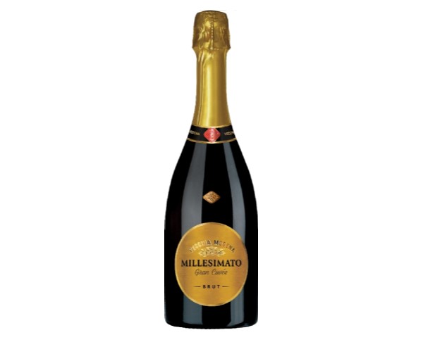 Вино игристое ВЕККЬЯ МОДЕНА Брют Миллезимато Гран Кюве белое брют 11% 750мл / интернет-магазин напитков Лоза в Улан-Удэ