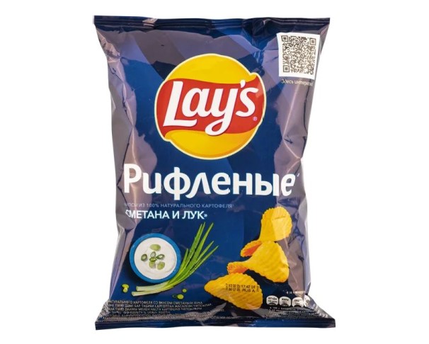 Чипсы ЛЭЙС Сметана и лук 70г / интернет-магазин напитков Лоза в Улан-Удэ