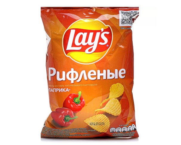 Чипсы ЛЭЙС Паприка рифл 70г / интернет-магазин напитков Лоза в Улан-Удэ