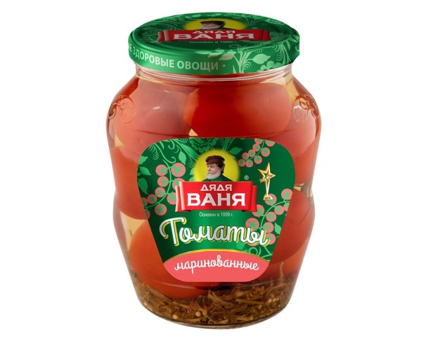 Томаты ДЯДЯ ВАНЯ маринованные 680г / интернет-магазин напитков Лоза в Улан-Удэ
