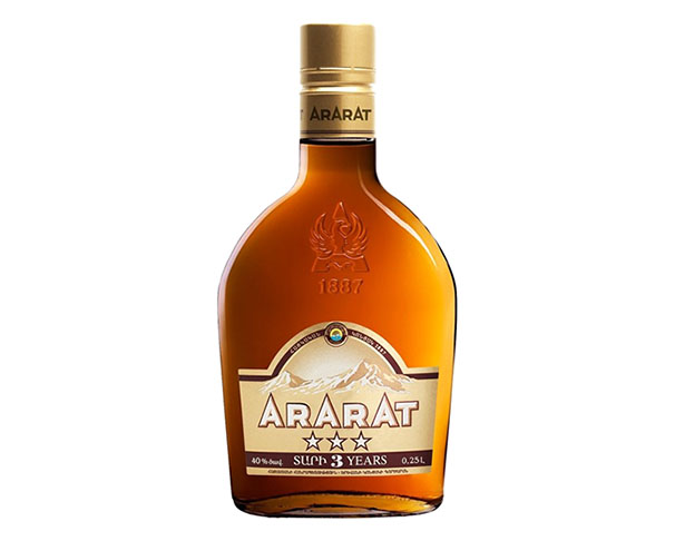 Коньяк АРАРАТ 3года 250мл / интернет-магазин напитков Лоза в Улан-Удэ