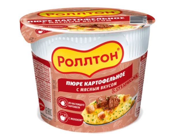 Пюре РОЛЛТОН Мясо 40г / интернет-магазин напитков Лоза в Улан-Удэ