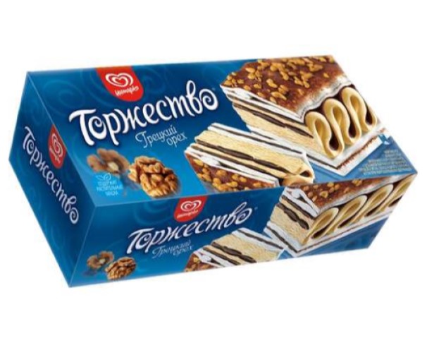 Мороженое ИНМАРКО Торжество грецкий орех 500г рулет БЗМЖ / интернет-магазин напитков Лоза в Улан-Удэ