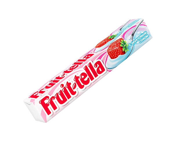 Жеват конфета ФРУТТЕЛЛА клубничный йогурт 42,5г / интернет-магазин напитков Лоза в Улан-Удэ
