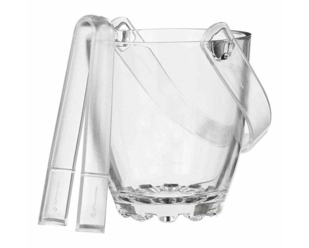 Ведерко+щипцы Pasabanche SYLVANA для льда / интернет-магазин напитков Лоза в Улан-Удэ