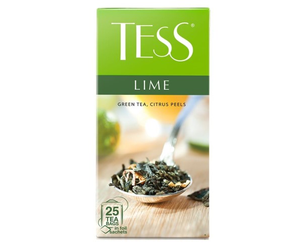 Чай ТЕСС Лайм зеленый 25*1,5г / интернет-магазин напитков Лоза в Улан-Удэ