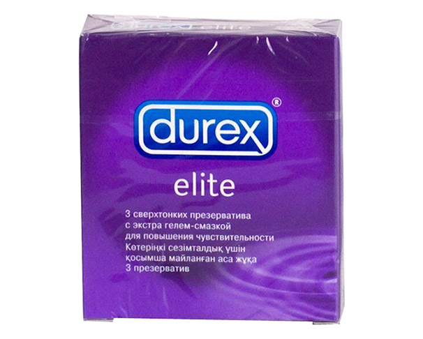 Презервативы DUREX elite (сверхтонкие) 3шт / интернет-магазин напитков Лоза в Улан-Удэ