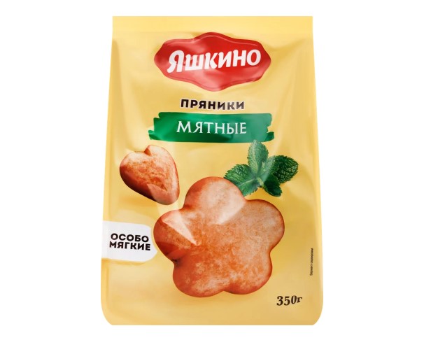 Пряники ЯШКИНО мятные в глазури 350г / интернет-магазин напитков Лоза в Улан-Удэ
