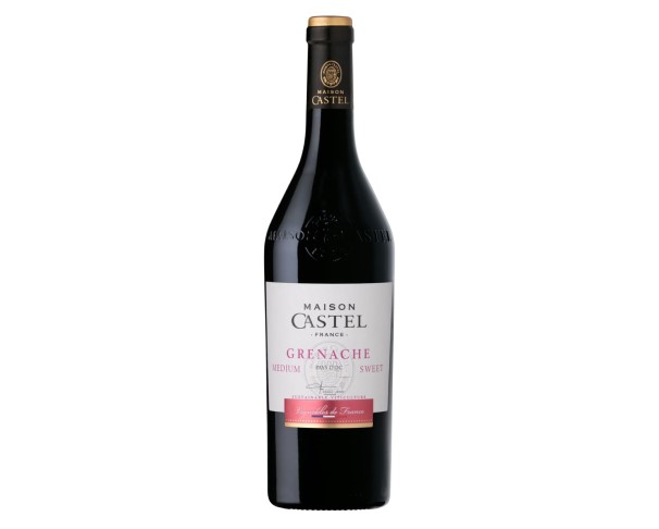 Вино МЕЗОН КАСТЕЛЬ Гренаш Пэи д'Ок красное полусладкое 12,5% 750мл / интернет-магазин напитков Лоза в Улан-Удэ