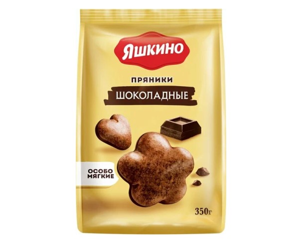 Пряники ЯШКИНО шоколадные 350г / интернет-магазин напитков Лоза в Улан-Удэ