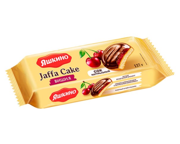 Печенье ЯШКИНО сдобное Вишня 137г / интернет-магазин напитков Лоза в Улан-Удэ