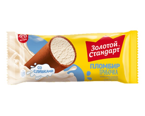 Мороженое ИНМАРКО ЗОЛОТОЙ СТАНДАРТ Трубочка 74г БЗМЖ / интернет-магазин напитков Лоза в Улан-Удэ