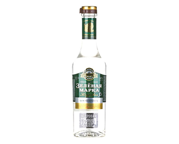 Водка ЗЕЛЁНАЯ МАРКА Особая Кедровая 250мл / интернет-магазин напитков Лоза в Улан-Удэ