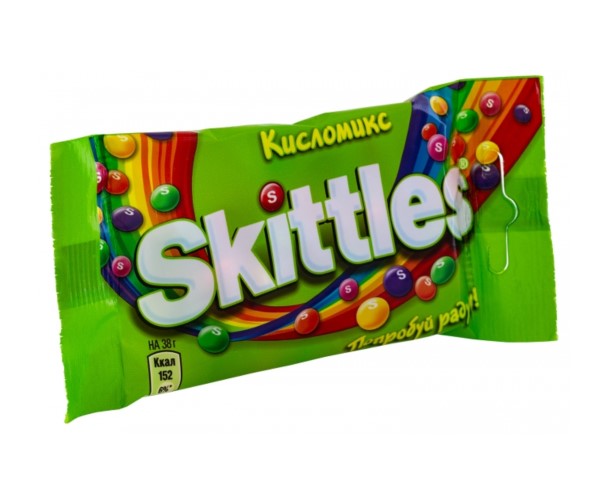 Драже СКИТТЛС кисломикс 38 г / интернет-магазин напитков Лоза в Улан-Удэ