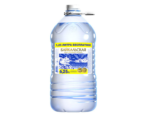 Вода БАЙКАЛЬСКАЯ н/газ 6,25л / интернет-магазин напитков Лоза в Улан-Удэ