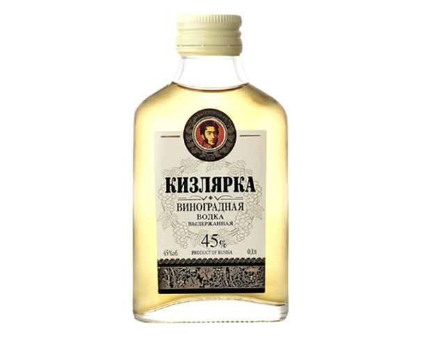 Водка КИЗЛЯРКА виноградная выдержанная 100мл / интернет-магазин напитков Лоза в Улан-Удэ