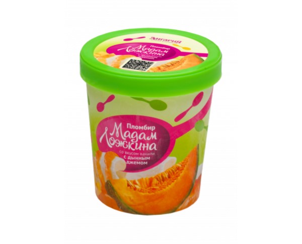 Мороженое АНГАРИЯ Мадам Ложкина ДЫНЯ 250г БЗМЖ / интернет-магазин напитков Лоза в Улан-Удэ