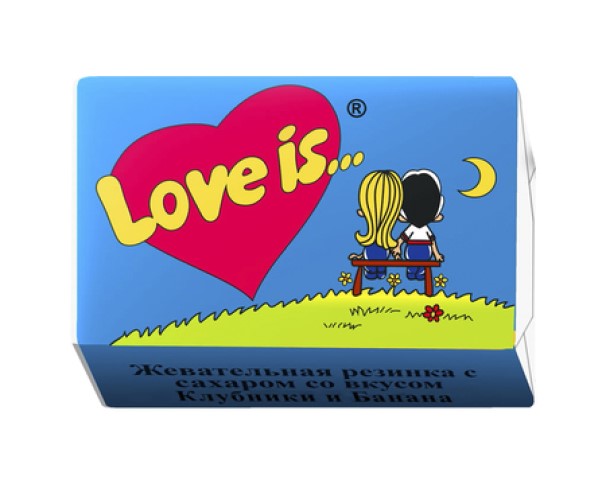 Жевательная резинка LOVE IS / интернет-магазин напитков Лоза в Улан-Удэ