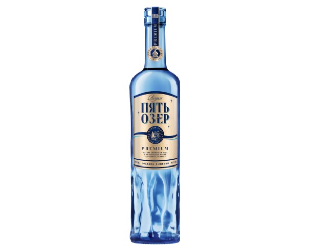 Водка ПЯТЬ ОЗЕР премиум 700мл / интернет-магазин напитков Лоза в Улан-Удэ