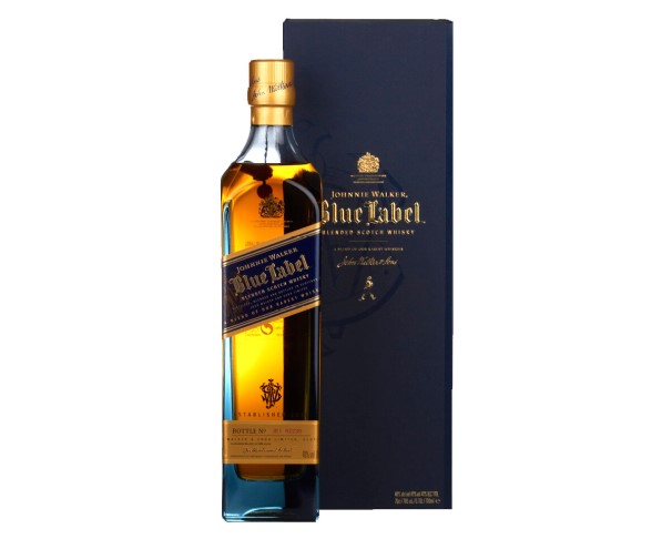 Виски ДЖОННИ УОКЕР Блю Лейбл 700мл п/у / интернет-магазин напитков Лоза в Улан-Удэ
