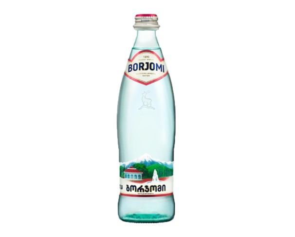 Вода БОРЖОМИ газ 500 мл ст/б / интернет-магазин напитков Лоза в Улан-Удэ