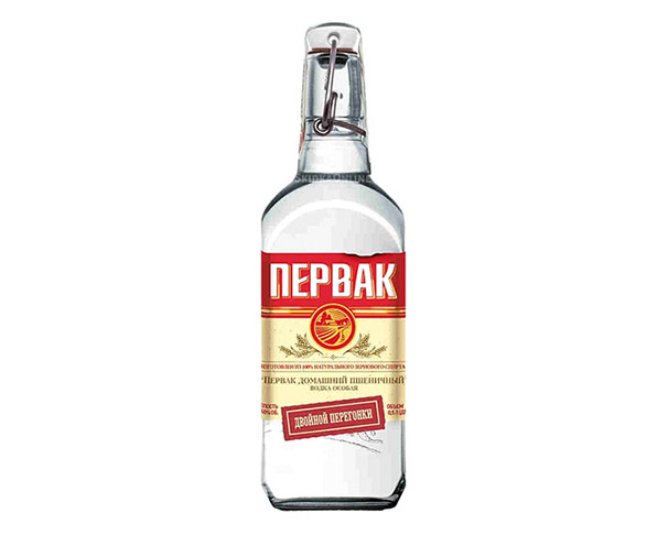Водка ПЕРВАК Домашний пшеничный 500мл / интернет-магазин напитков Лоза в Улан-Удэ