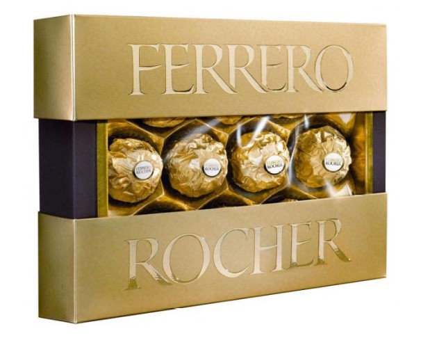 Конфеты ФЕРРЕРО РОШЕ премиум 125г / интернет-магазин напитков Лоза в Улан-Удэ
