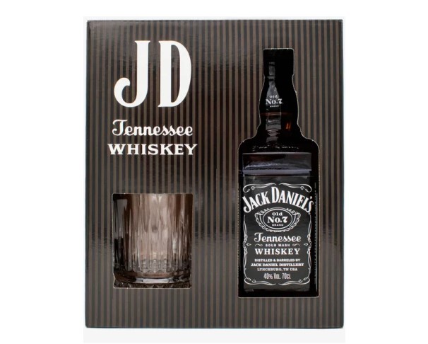 Виски ДЖЕК ДЕНИЕЛС 700мл +стакан п/у / интернет-магазин напитков Лоза в Улан-Удэ