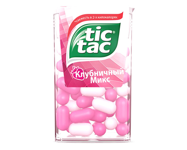 Драже ТИК ТАК клубничный микс 16г / интернет-магазин напитков Лоза в Улан-Удэ