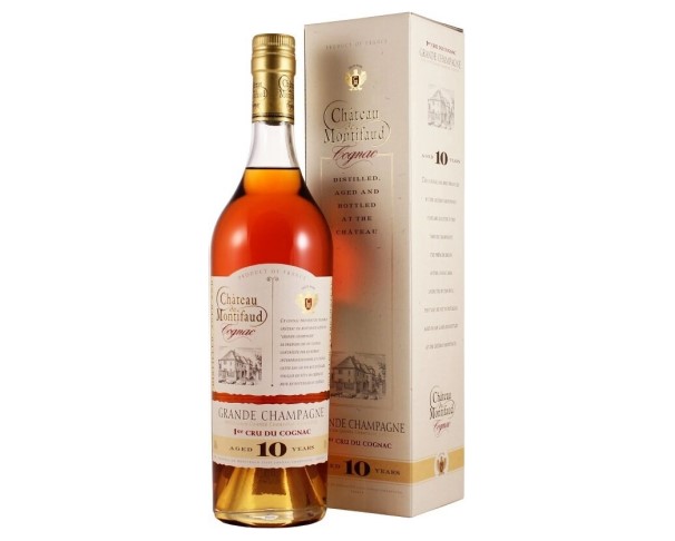 Коньяк  ШАТО ДЕ МОНТИФО Гранд Шампань Премьер Крю 10лет 700мл п/у / интернет-магазин напитков Лоза в Улан-Удэ