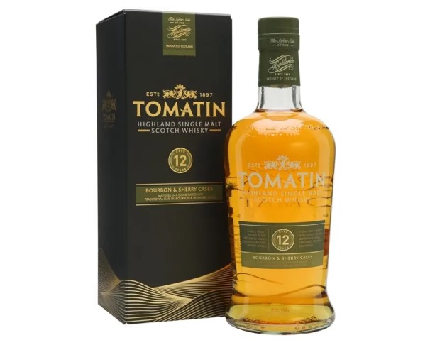 Виски ТОМАТИН 12лет односолодовый 43% 700мл п/у / интернет-магазин напитков Лоза в Улан-Удэ